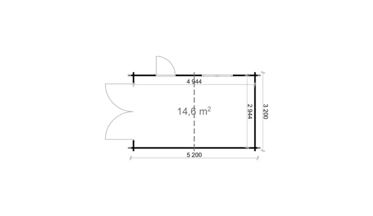 Garagem 3,2x5,2 28mm