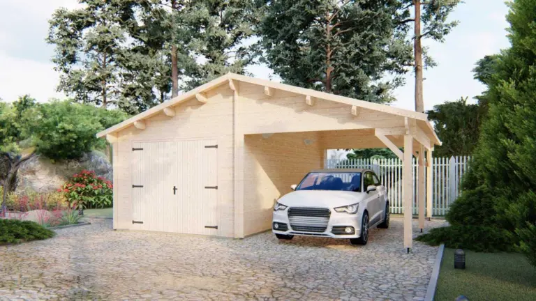 Garagem com telheiro 6,8x5,6