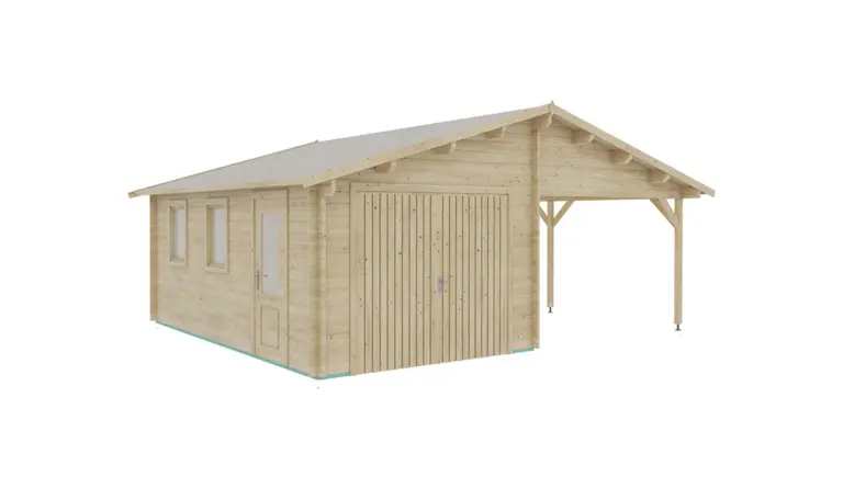 Garagem com telheiro 6,8x5,6