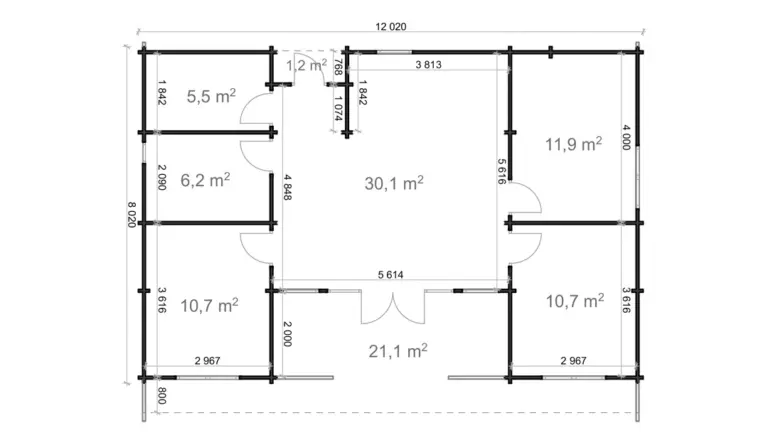 Takoma 12x8 58mm
